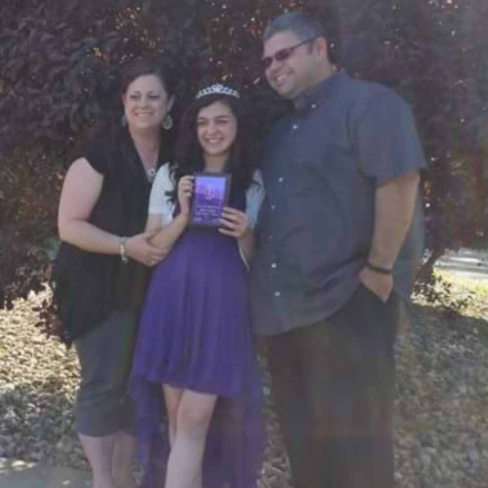 Purple homecoming dress